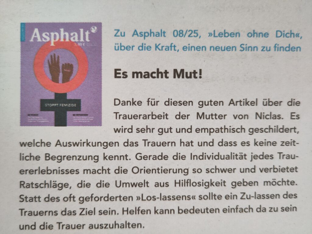 Reax Trauer Chiara